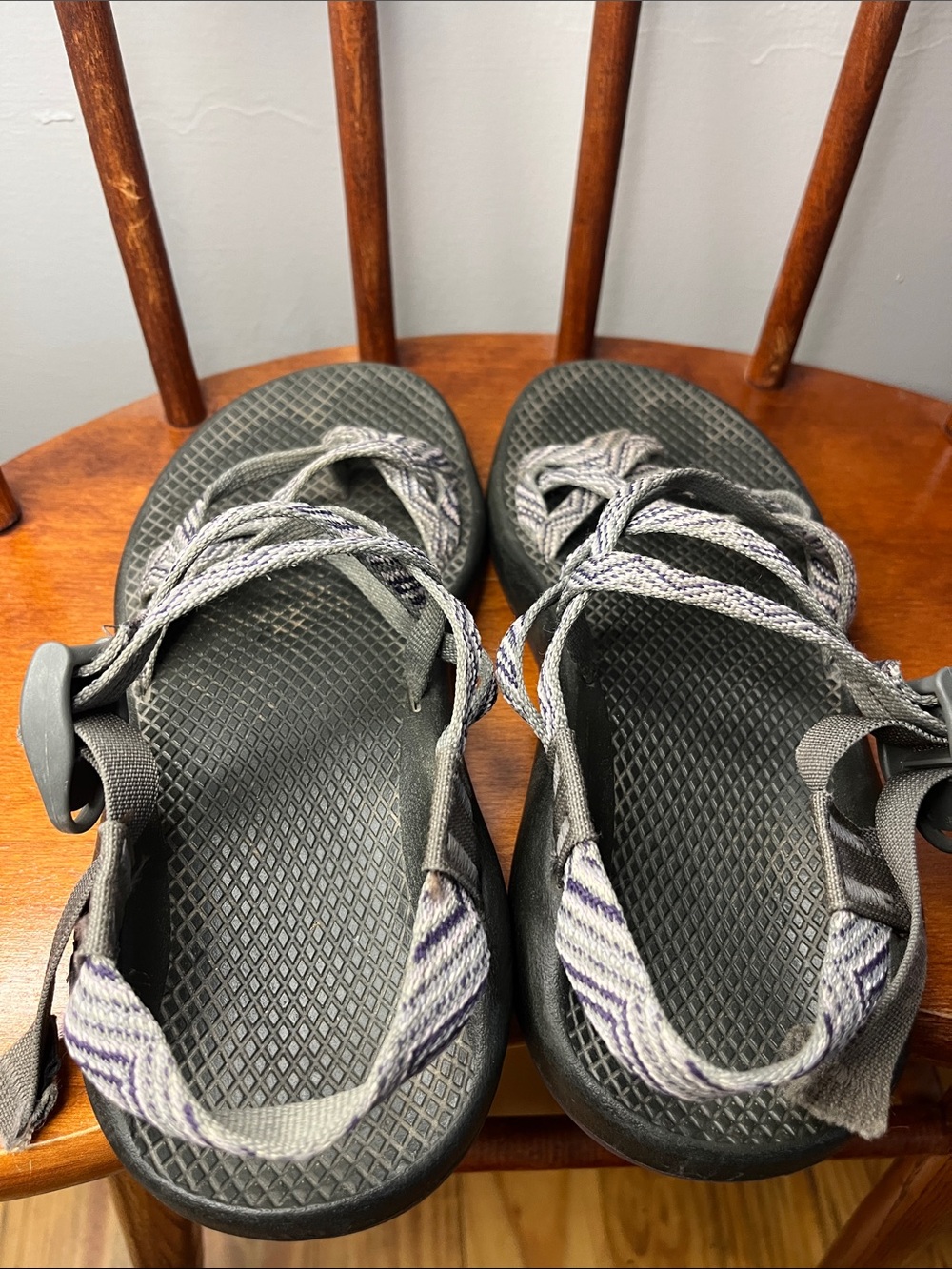 Chaco ZX/2 Yampa Sandals size 7 Purple Gray Geometric Strappy Outdoor Hiking - Picture 9 of 9